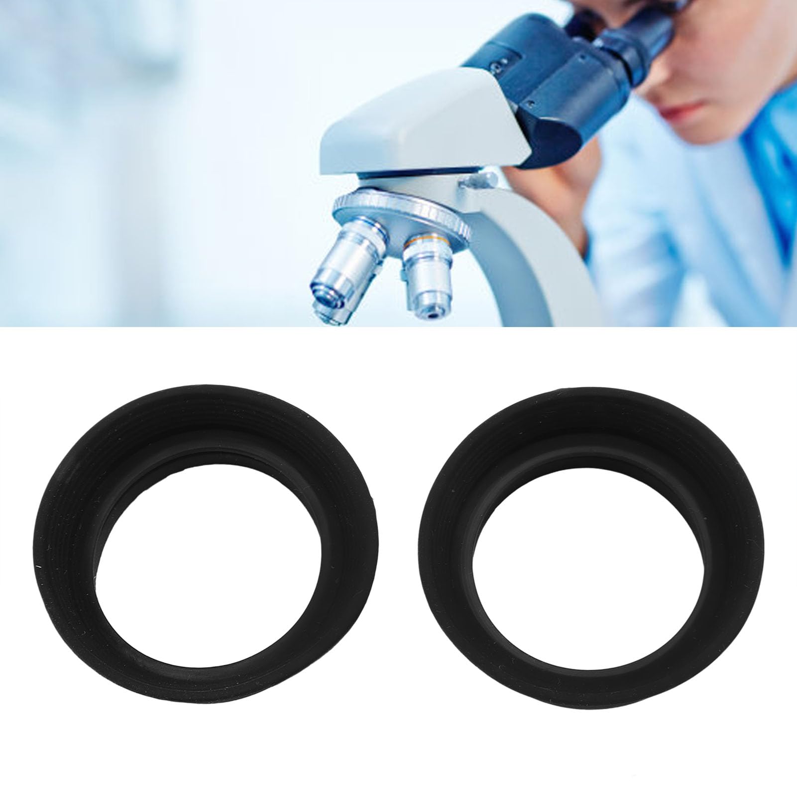Protège-oculaires En Caoutchouc Pour Jumelles - Pour Diamètre 42-45 Mm, épaisseur 15 Mm - Anti-pluie, Poussière, Rayures