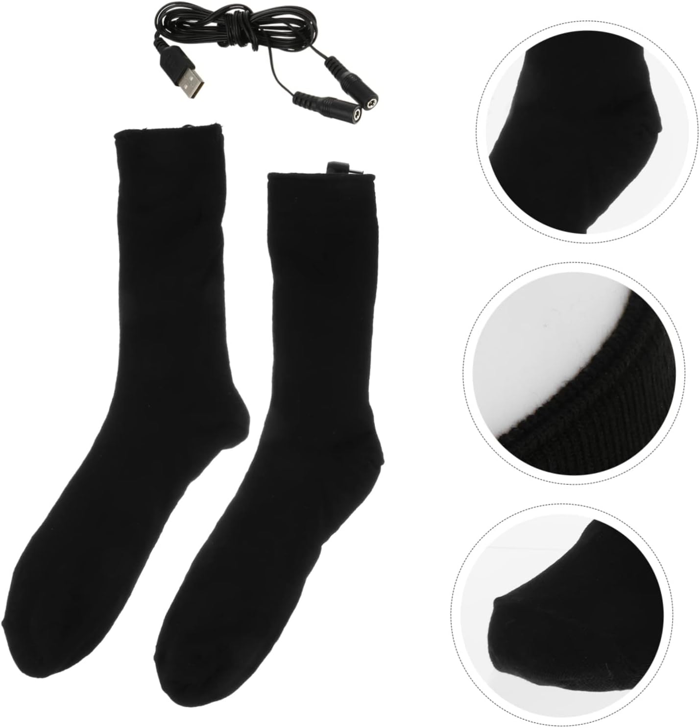 WOONEKY Heated Socks Electric Socks Rechargeable Batteries Battery Heated Socks Intelligent Socks Battery