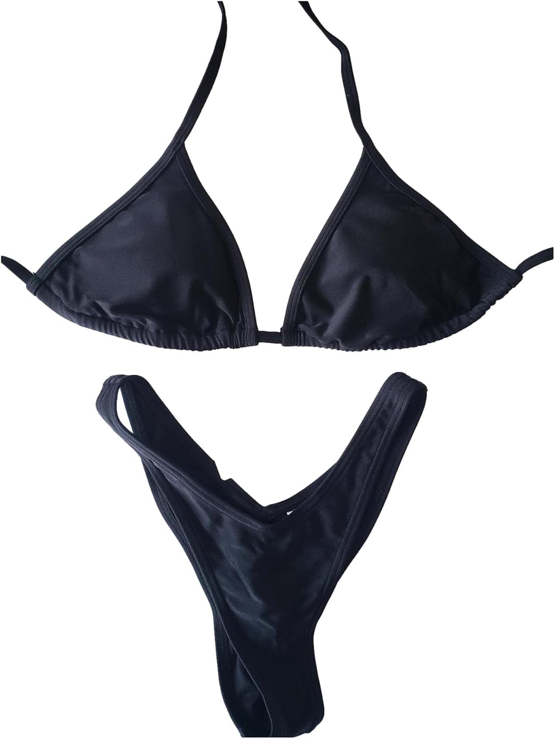 Wellness practice posing bikini, black, new