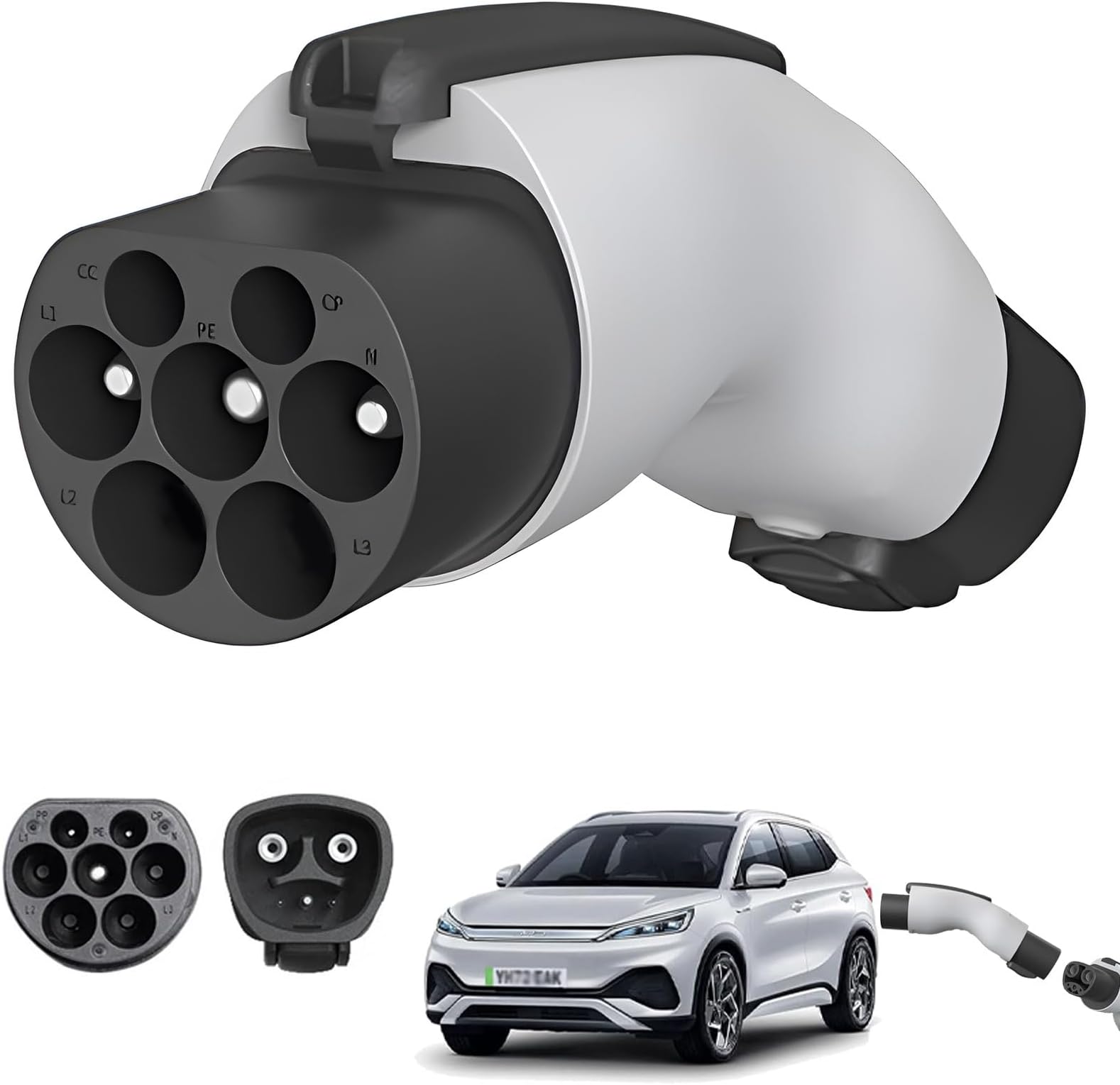 Genérico para BYD Adaptador Tesla a GB/T (Autos con Conector de China ...