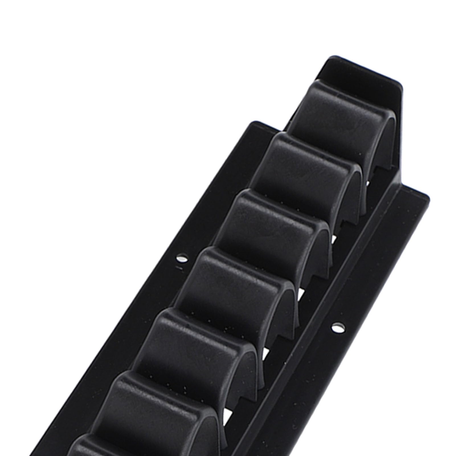 Support Mural ABS Pour Fouets Et Cravaches – Capacité 11, Noir, Installation Facile, Gain De Place (poids ~133 G)