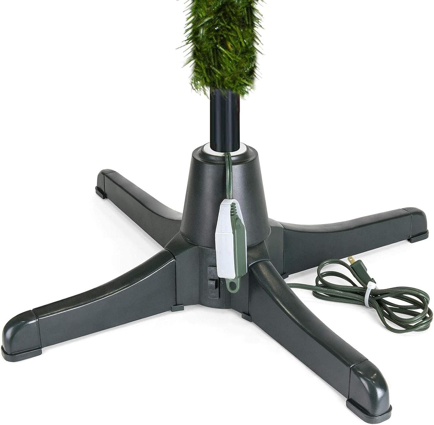 Christmas Tree Stand, 360-Degree Rotating Christmas Tree Stand for Artificial Trees 7.5 ft and 80 pounds Artificial Tree Adjustable Height Holiday Tree Stand for Christams Christmas Tree Stand, 360-Degree Rotating Christmas Tree Stand for Artificial Trees 7.5 ft and 80 pounds Artificial Tree Adjustable Height Holiday Tree Stand for Christams
