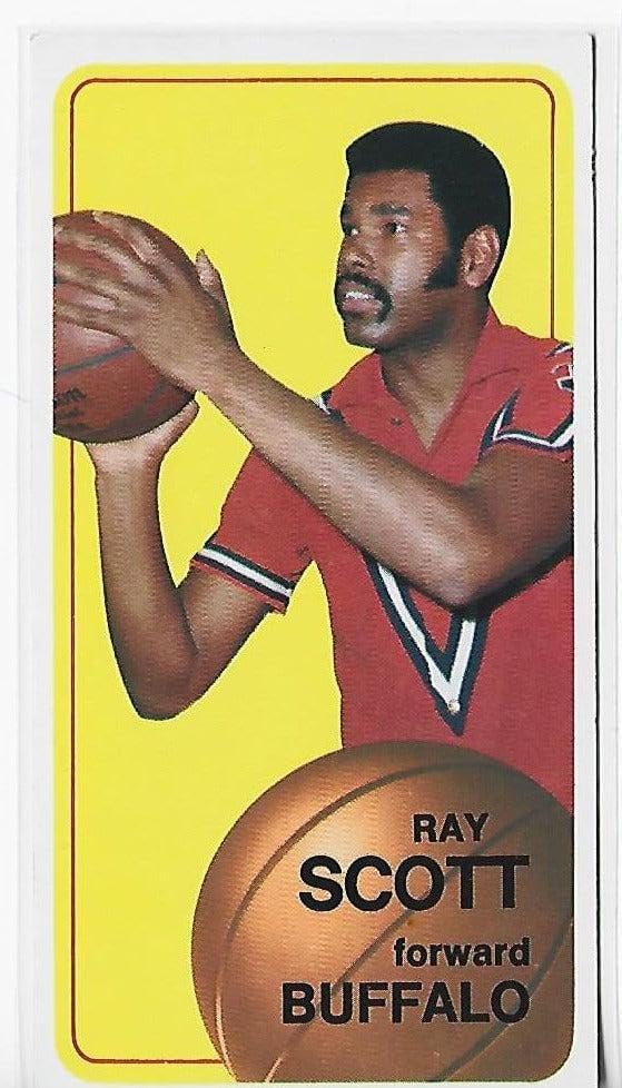 Ray Scott 1970-1971 Topps #48 Near Mint Card - Unsigned Basketball Cards