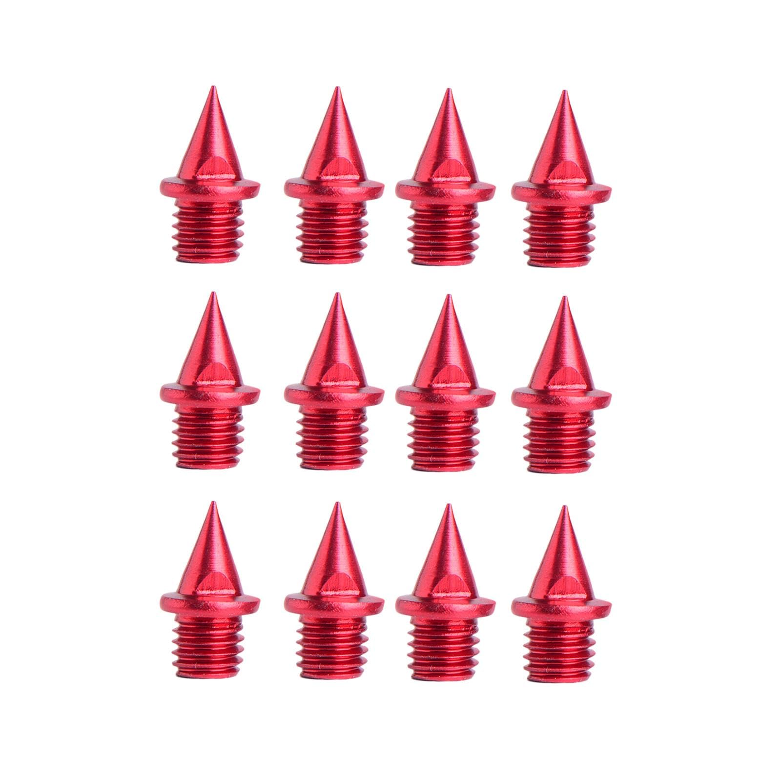 CALANDIS™ 12 Pieces Track and Field Running Spikes Track Spikes for Competition Sports Red | Track & Field | Outdoor Sports-image-20