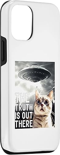 Miniatura 3 de Funda para iPhone 1212 Pro Alien UFO Selfie Cat The Truth Funny Cat