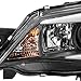 AKKON - For 08-14 Subaru Impreza WRX STI [Halogen Type] LED DRL Tube Black Bazel Projector Headlights