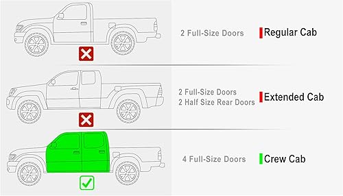 Miniatura 2 de APS Estribos (barras Nerf barras de escalón lateral) compatibles con Toyota Tacoma 2001-2004 doble cabina (recubrimiento en polvo negro de 5