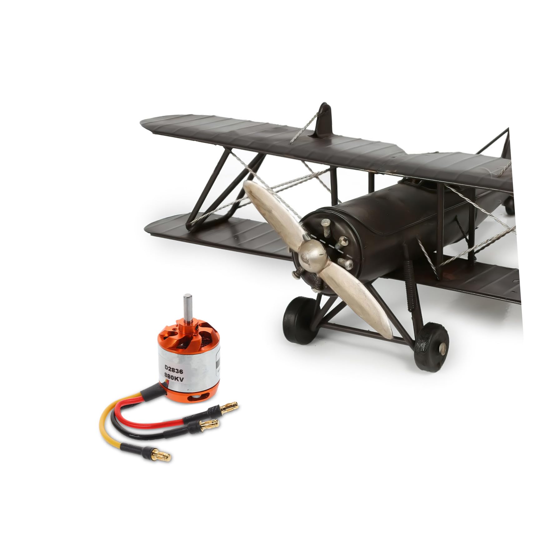 TOYANDONA Motor Eléctrico Sin Escobillas Precisión De Fabricación Adecuado para Aviones y Helicópteros RC