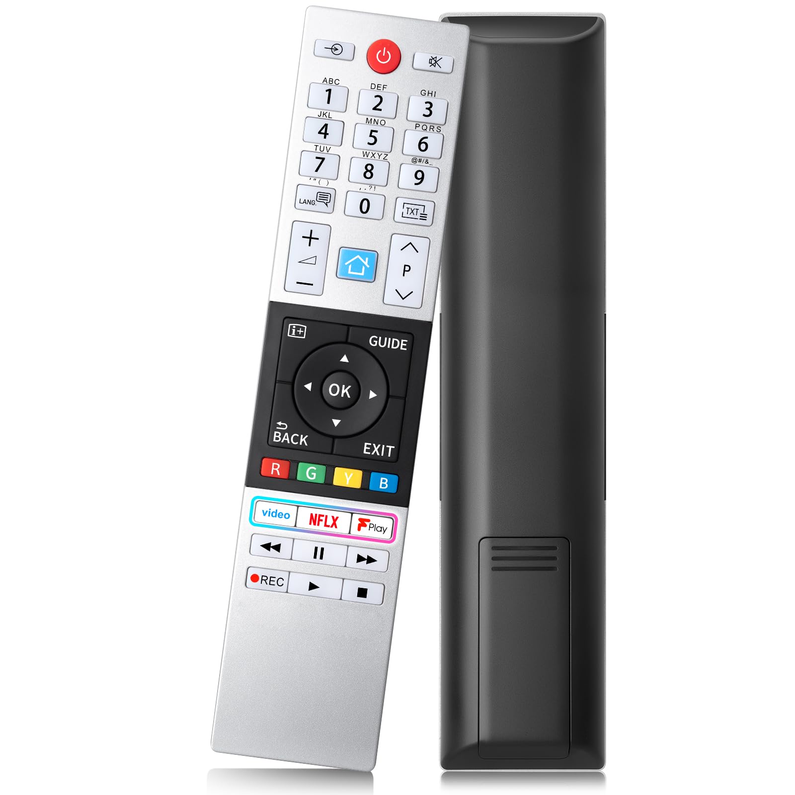 Per Toshiba-TV-Telecomando, CT8541 Universale per Toshiba LCD LED Smart TV | Universale per i modelli CT-8527,CT-8533,CT-8543,CT-8561,CT-8567,CT-8568. Con 6 tasti di scelta rapida, NON programmabile