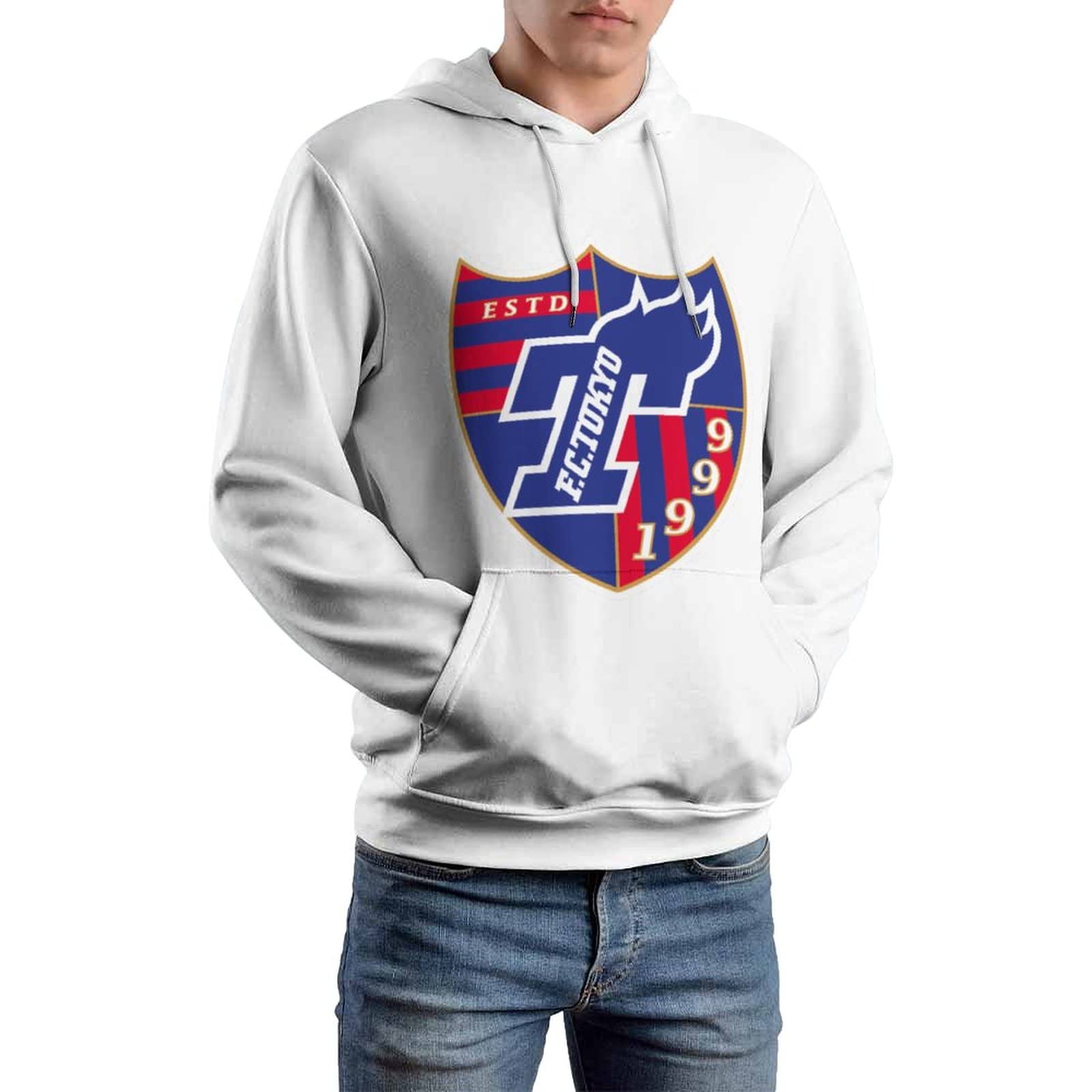 FC TOKYO CREWNECK SWEATSHIRT FC Tokyo Hoodie, Action Style, Long 
