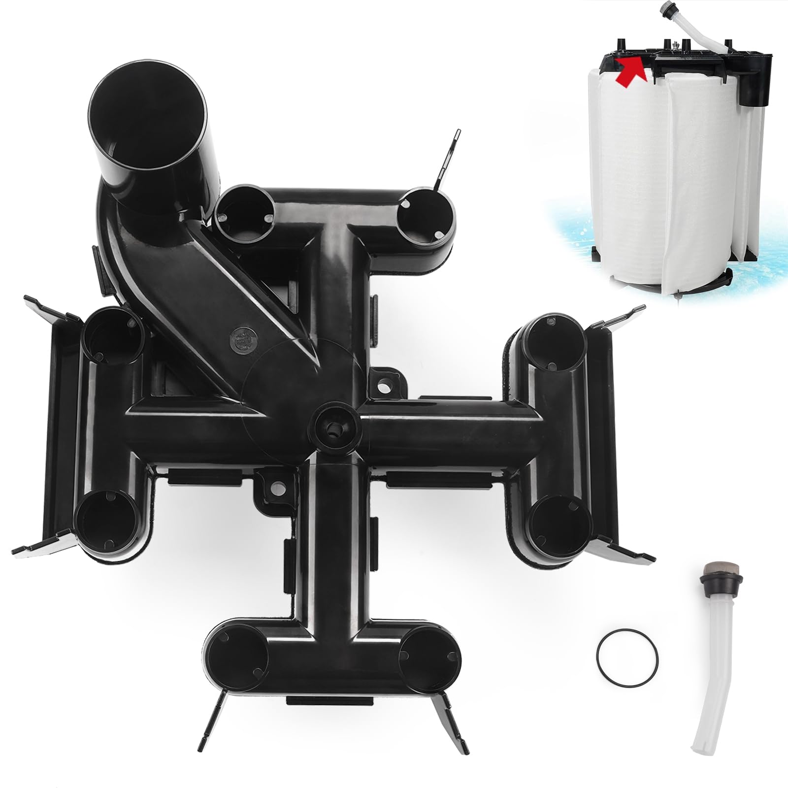 Collettore Di Ricambio DEX2400C Per Filtri Hayward Pro-Grid E Micro-Clear DE Con Valvola Sfiato Aria - Aftermarket