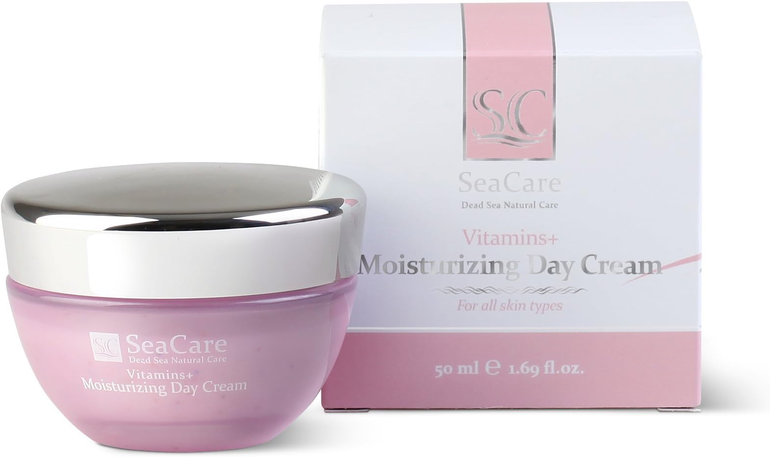 Multi - Vitamin Day Face Moisturising Cream by SeaCare with Vitamins A, E, Coenzyme Q10 and Dead Sea Minerals, 50ml