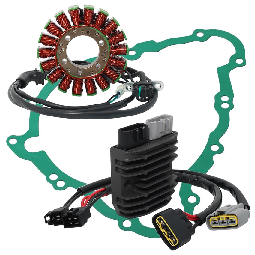 - Stator Coil, Regulator Rectifier OEM: T130657 Gasket Set Fit OEM: T1260262 STATOR Assy: OEM:T1303139 /T1300057, for Triumph Street Triple 675 for Triumph Street Triple 675 R