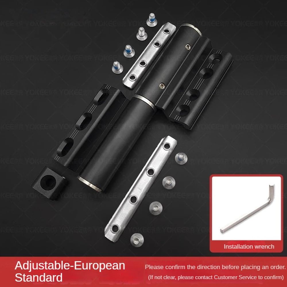 Zawias hydrauliczny z termiczną przekładką aluminiową, cichym tłumieniem, automa