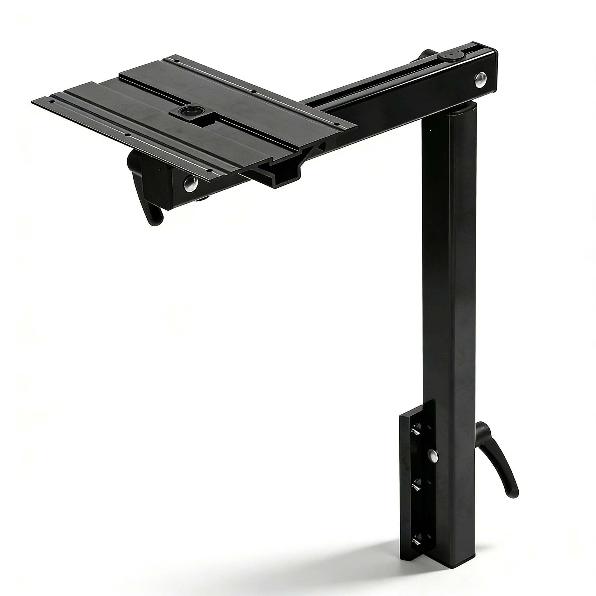 Abnehmbarer Rechteckiger Marine/RV Tisch, Abnehmbares Drehbares Tischbein 360 ° Drehbar, Abnehmbares Tischbeinsystem für Wohnmobile, Wohnmobile, Boote, Pontons, Yachten,