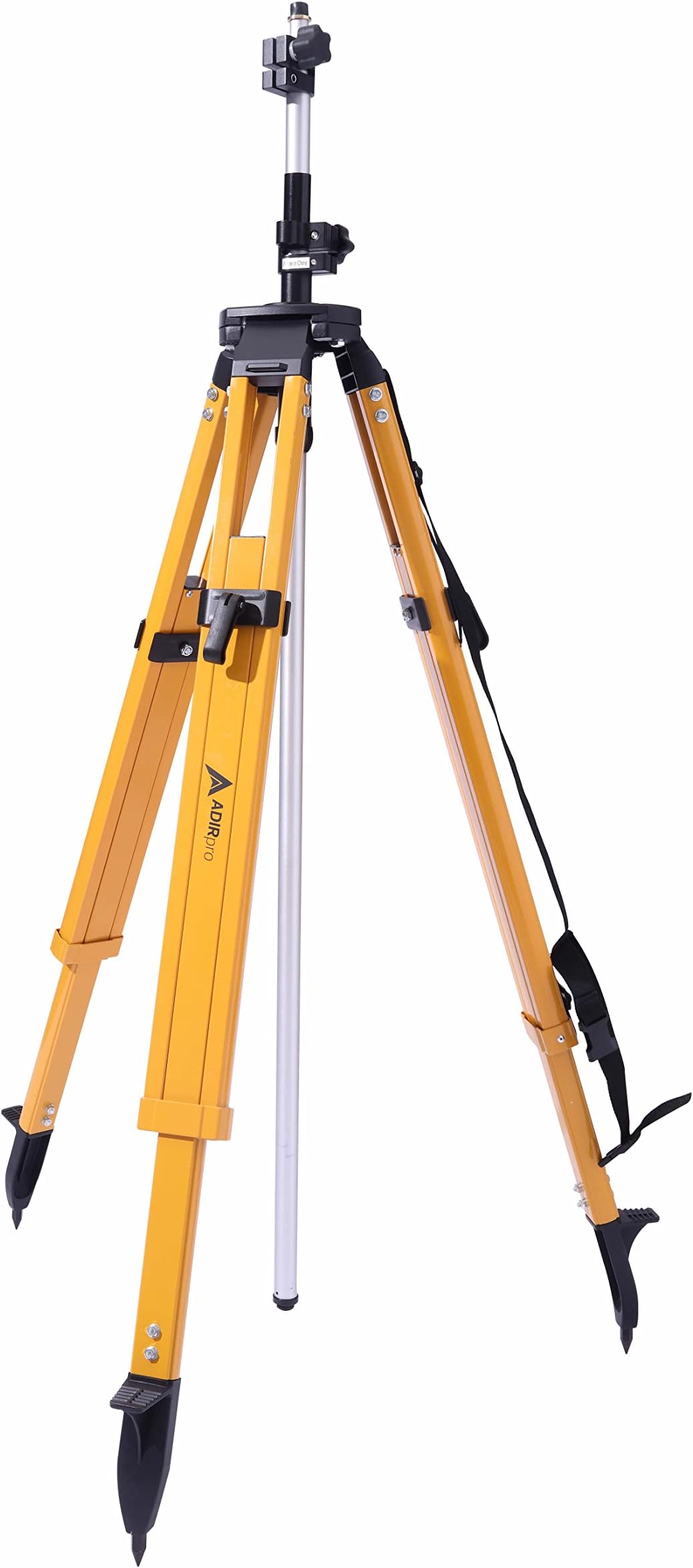 AdirPro Aluminum Surveying Tripod with Telescopic Extensions Pole for GPS