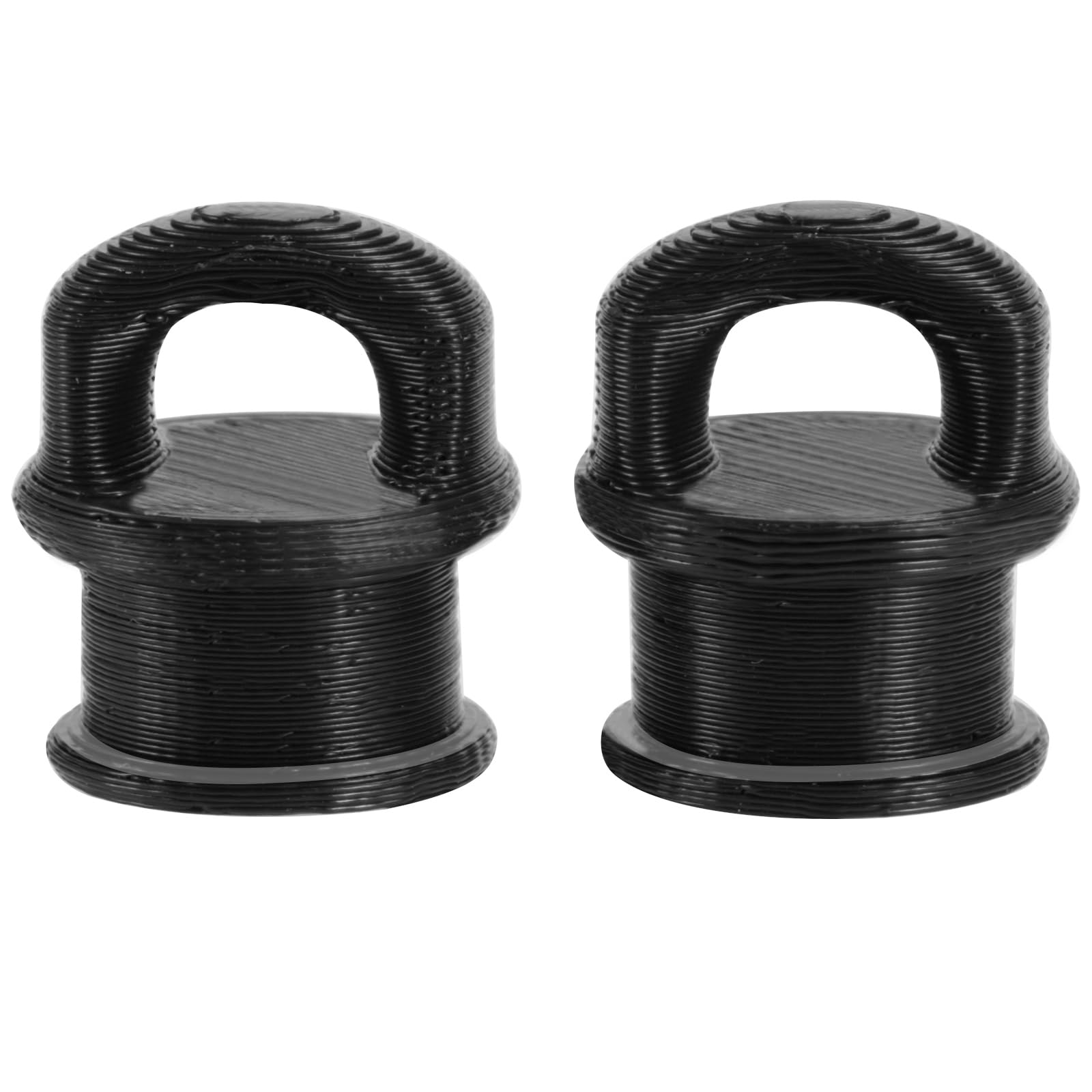 LUAATT Key Chain Holder Compatible With Bogg Bag,2 Pack Portable Organizer Clip,Keychain Charm Hanger For Beach Bag(Black)