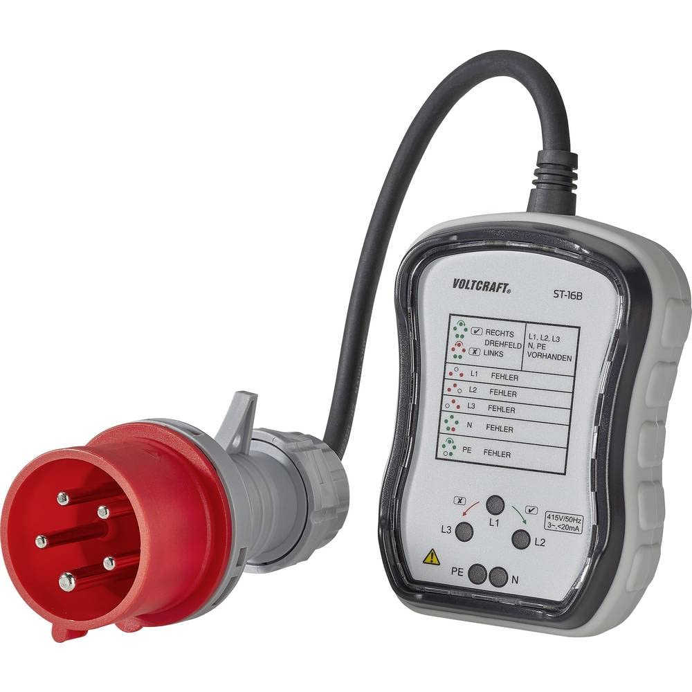 VOLTCRAFT ST-16B Tester per prese CEE-16A