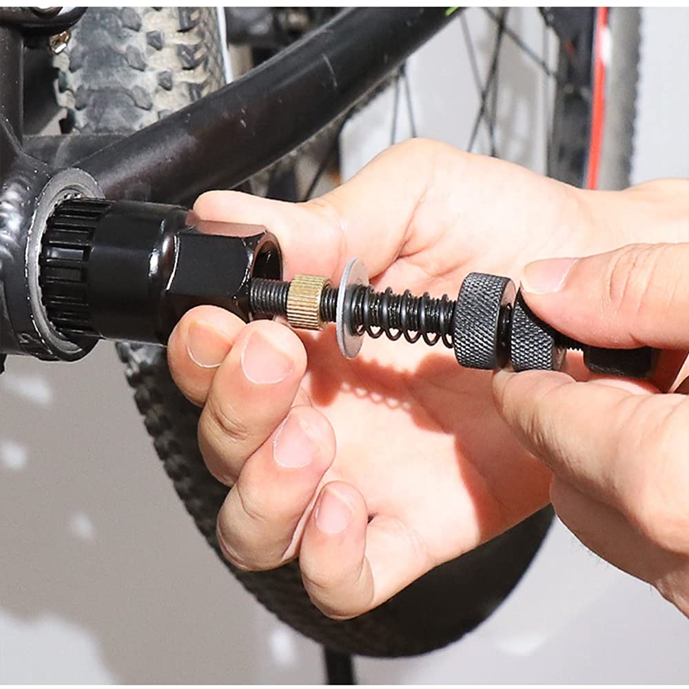 Mimoke Clé à Roulement Intérieur Vélo 24 Mm 20 Dents - Outil Extracteur Pédalier Antidérapant 1/2" Carré, Durable Et Compact