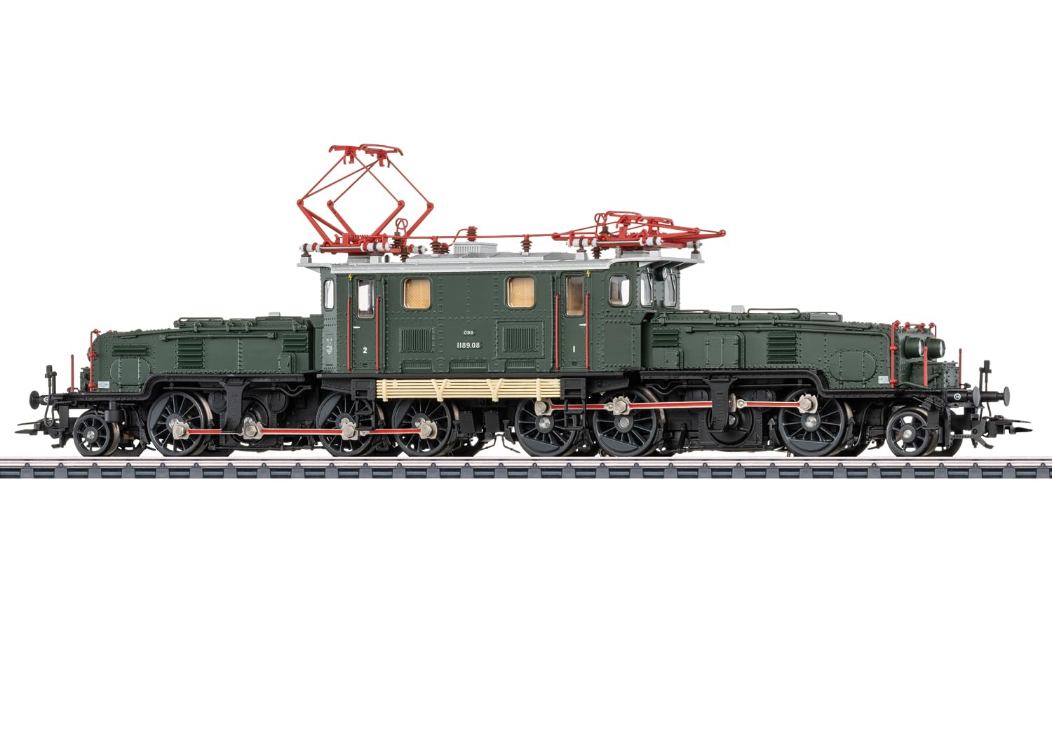 Märklin H0 Electric Locomotive Series 1189 - Digital Locomotive with MFX+ Decoder, Sound & Light Functions, Metal Design, Epoch IV Model Railway Track H0