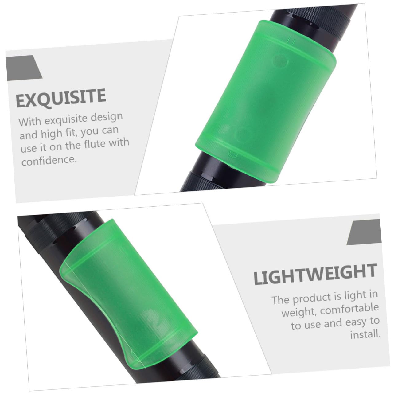 BESTonZON 5Pcs Flute Protectors Lightweight Flute Film Covers and Easy to Install for Portable and Compact Design for Musicians