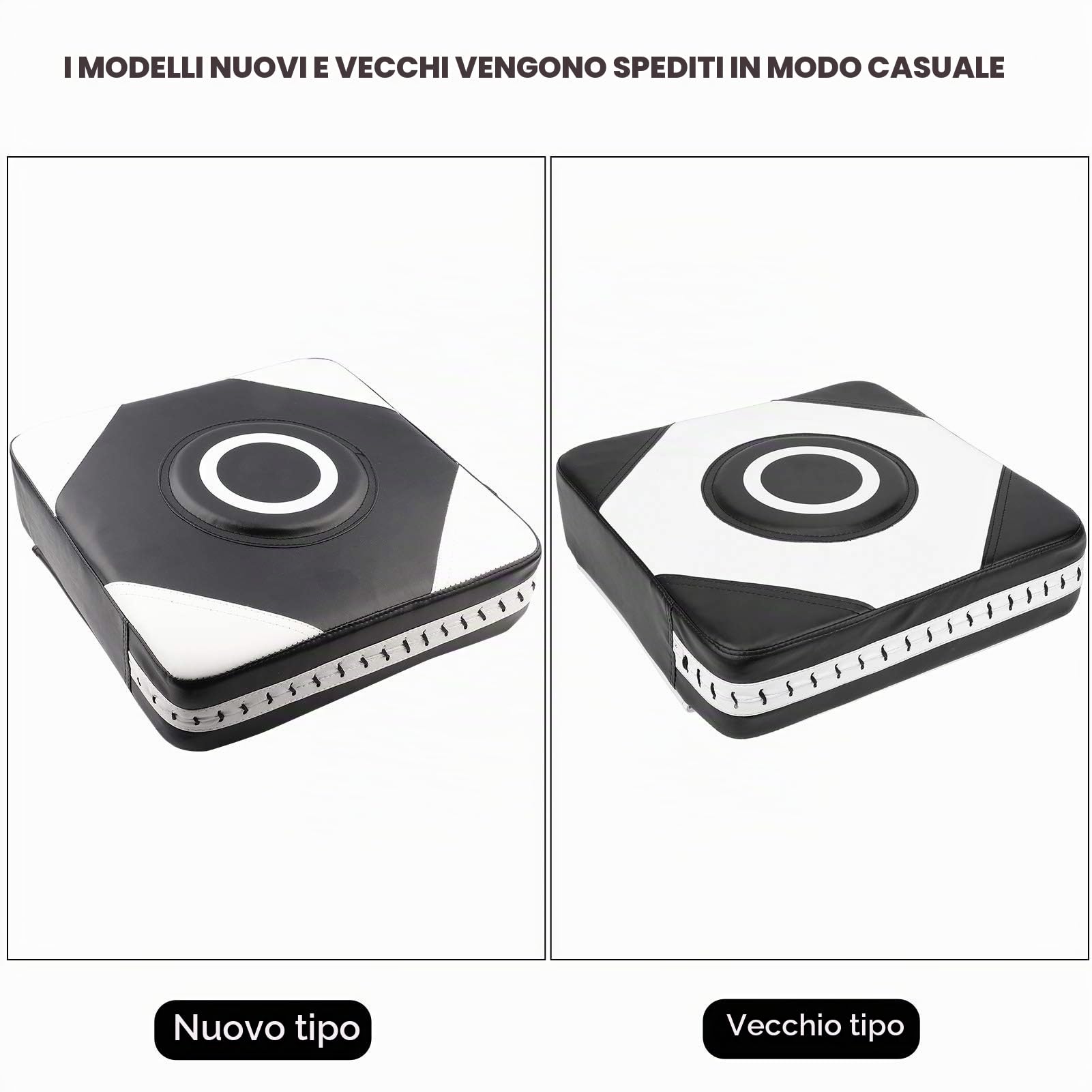 Wall Punch Boxing Bag PU Focus Target Wall Fighting Pad Training Bag Attrezzatura da Allenamento per Sanda Taekowndo(Bianco e Nero)