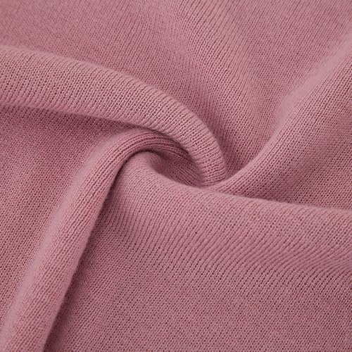 Image of CUNYI Boys Girls Crewneck Sweater Long Sleeve School Uniform Pullover Thermal Wool Solid Knit Top
