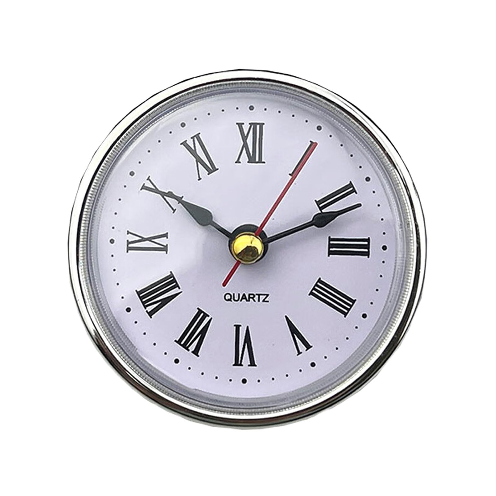 HDOYTXXM Minis Quartzs Clock Insert 2.56Inch Round Movement Miniature with Arabic/Roman Numerals Replacement Gift Minis Insert Round Movement