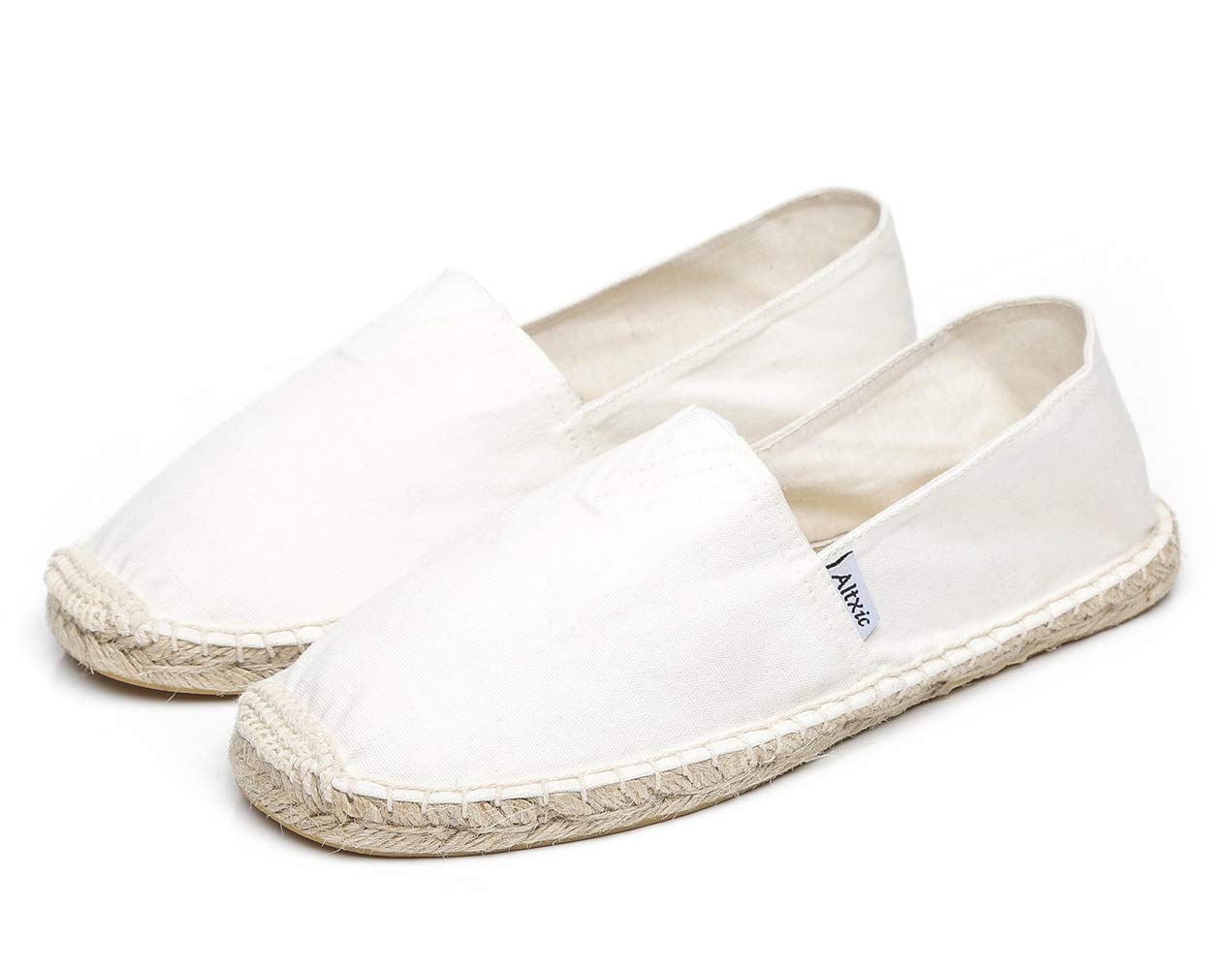 Altxic Herren Komfort Canvas Slip on auf Espadrilles Flache