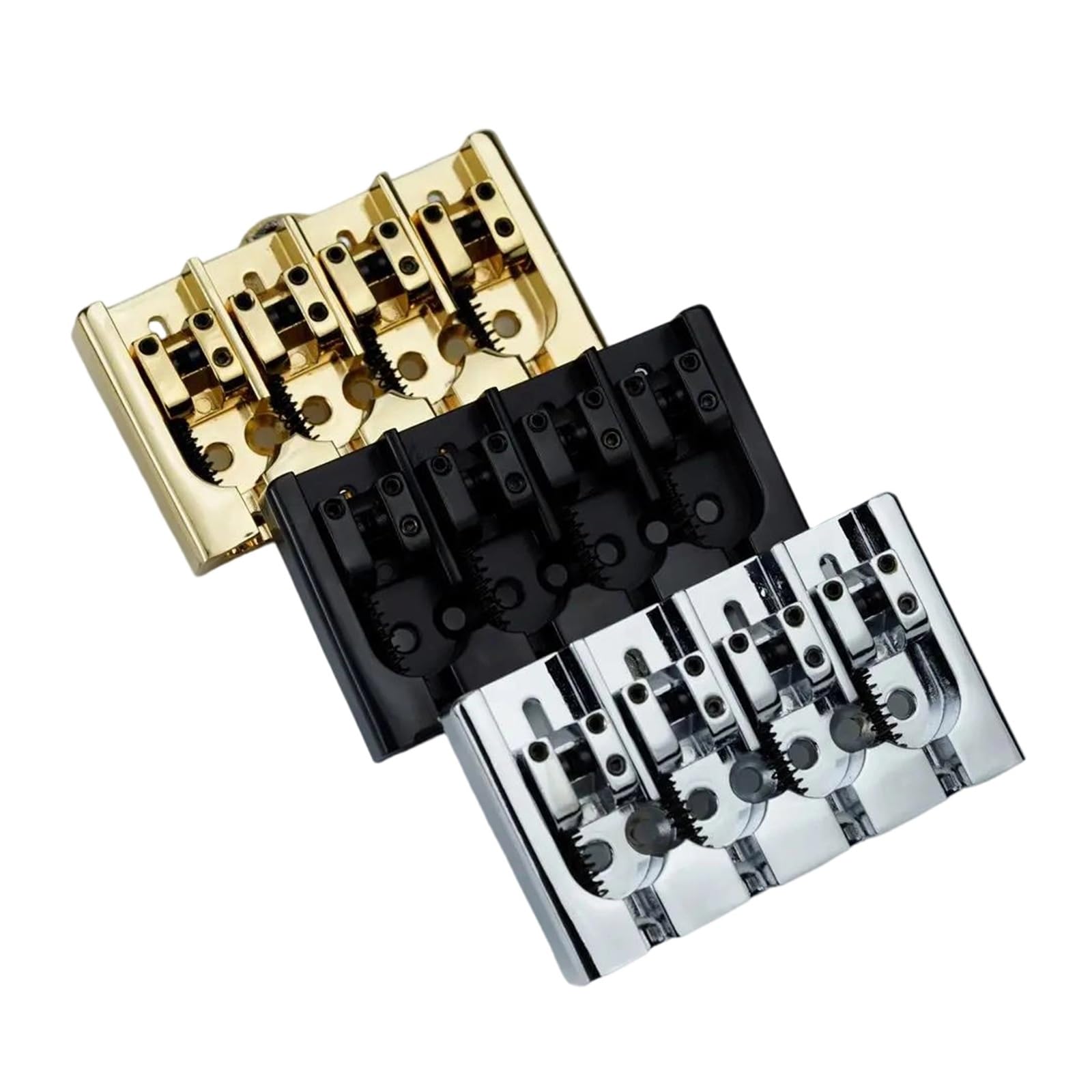 Standardowy mostek gitarowy Vintage Bass Bridge 4 Strunowy/5 Strunowy Regulowany Odstęp(GD-4 strings)