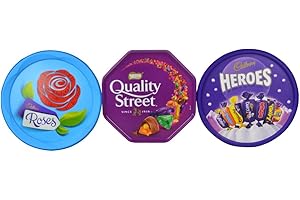 The Trio of Christmas Delights: Roses, Heroes, and Quality Street Tubs