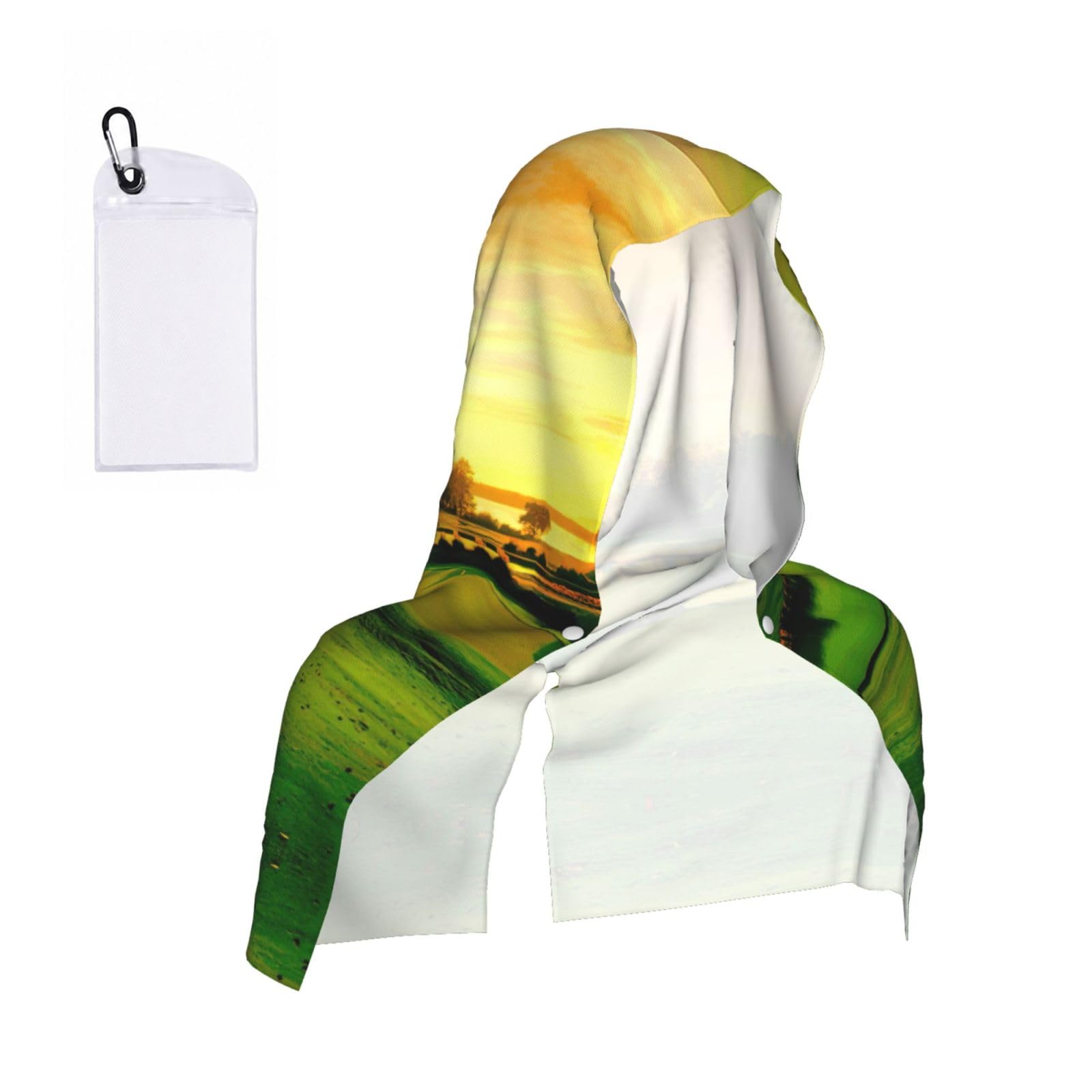 ZYJHYY Golf Course Print Unisex Swimming Towel Practical Camping Towel Skin-Friendly Cooling Towel For Workout Training
