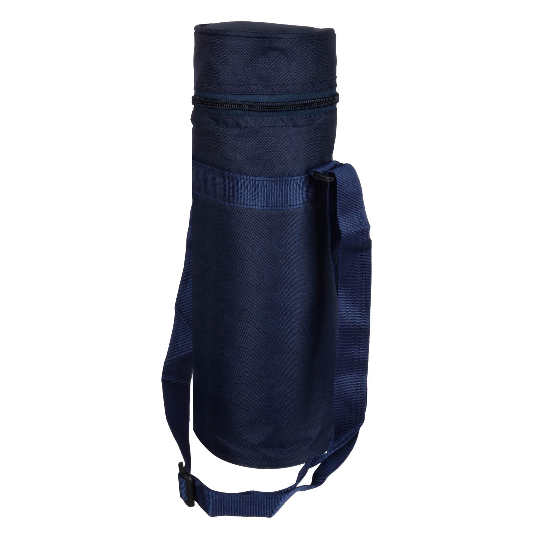 Kuber Industries Bottle Bag | Travel Water Bottle Bag | Bottle Protector Bag | Adjustable Strap & Zipper Closure | 1 LTR | Blue-image-15