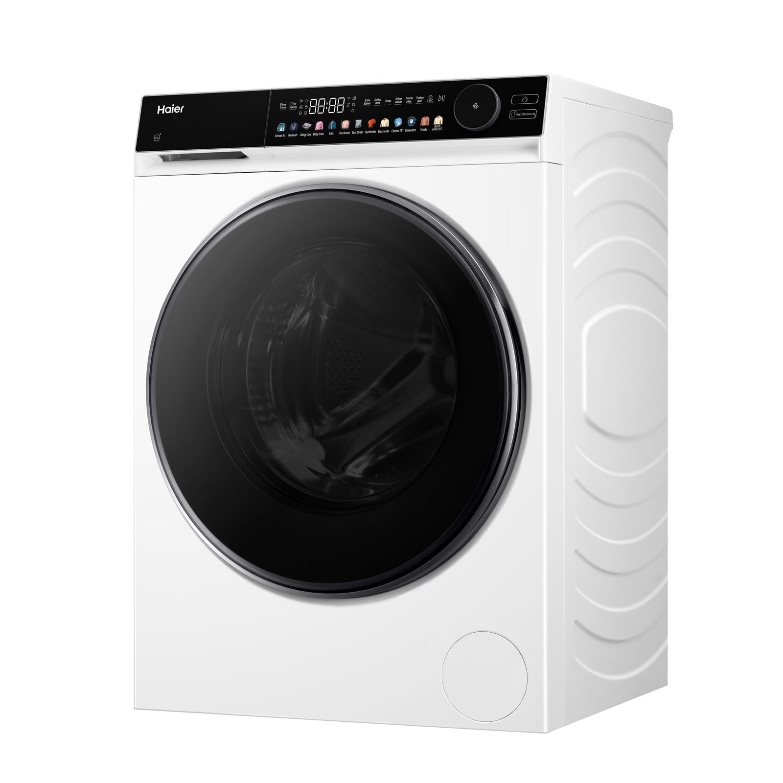 Haier Waschtrockner 9/5kg G7 Serie HWD90-BP14667TU1 | Trocknen), A -45% (Waschen), Leiser Inverter-Motor, Automatik- und Expressprogramm, Vollwasserschutz, Trommelbeleuchtung