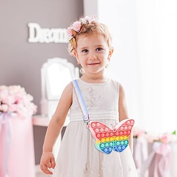 Amazon | プッシュポップ バッグ ぷっしゅぽっぷ バッグ 蝶