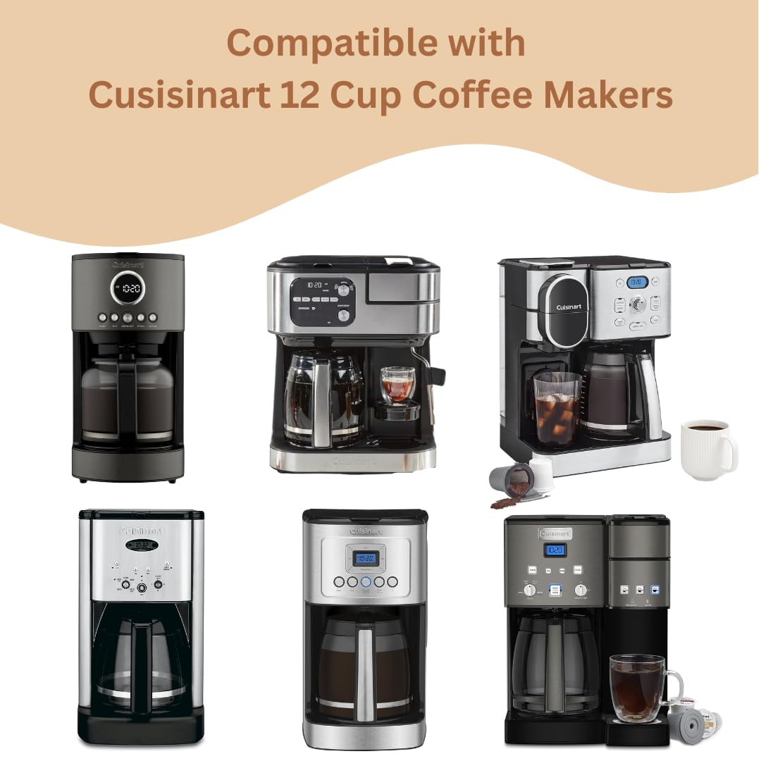 100-Pack Disposable Paper Coffee Filters - Compatible With Cuisinart Coffee Makers - View #7