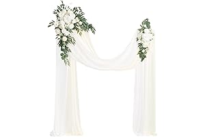Ling's Moment Fake Wedding Arch Flowers Decoration