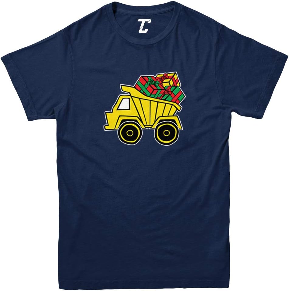 Dump Truck with Presents - Construction Youth T-Shirt