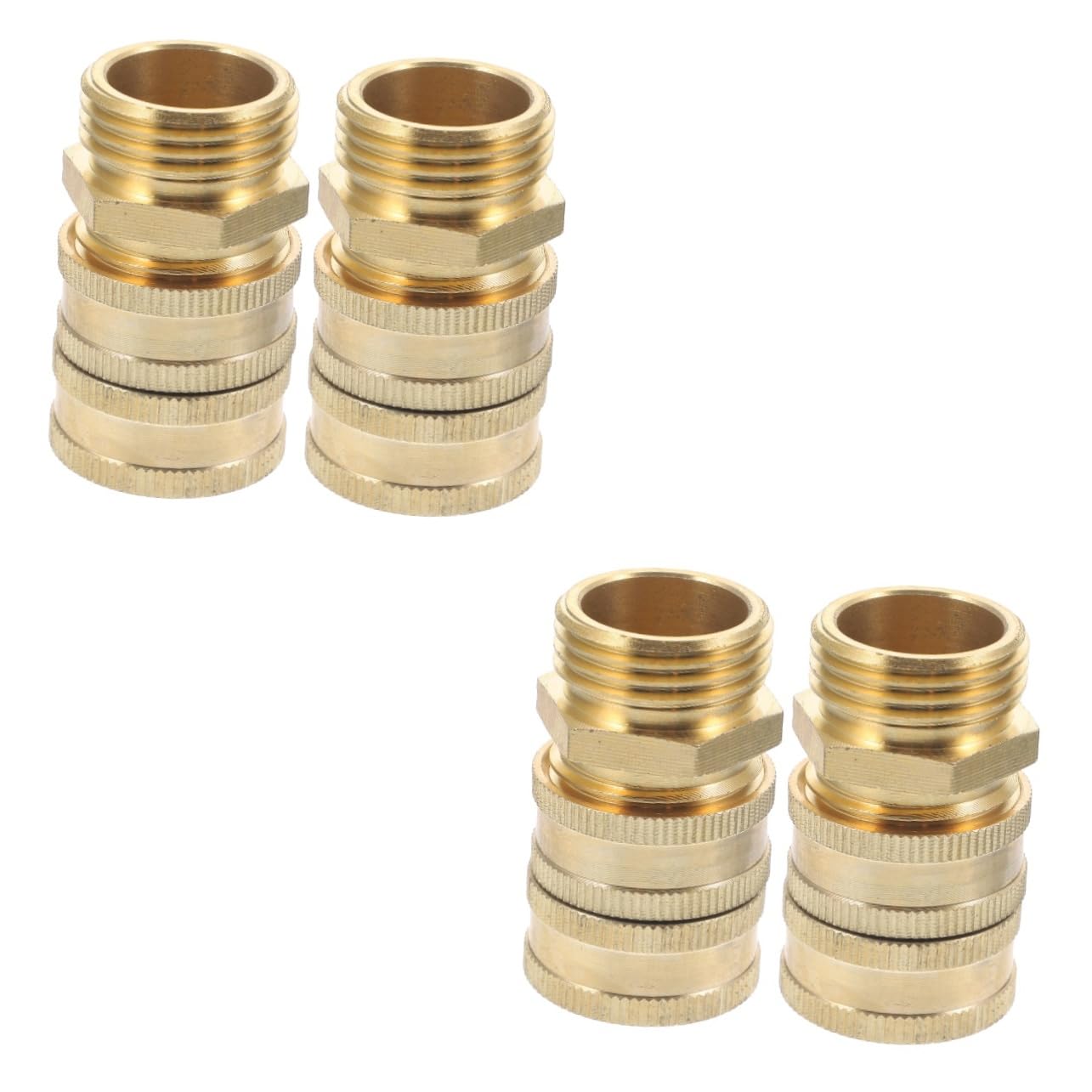 Toddmomy 4paires Raccords De Tuyau Arrosage Connecteurs Rapides Pour Tuyaux Eau Et Étanche Pour Jardinage Et Nettoyage