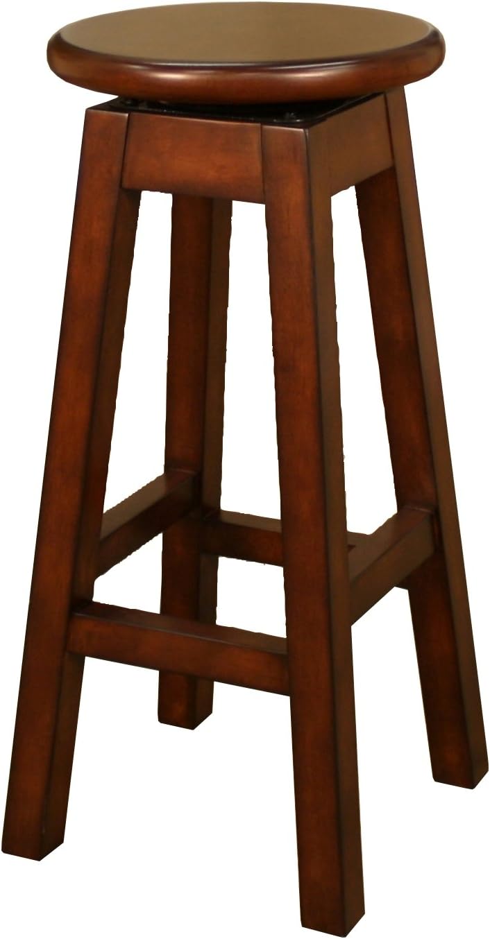 American Heritage Billiards Taylor Bar Height Stool, Brown