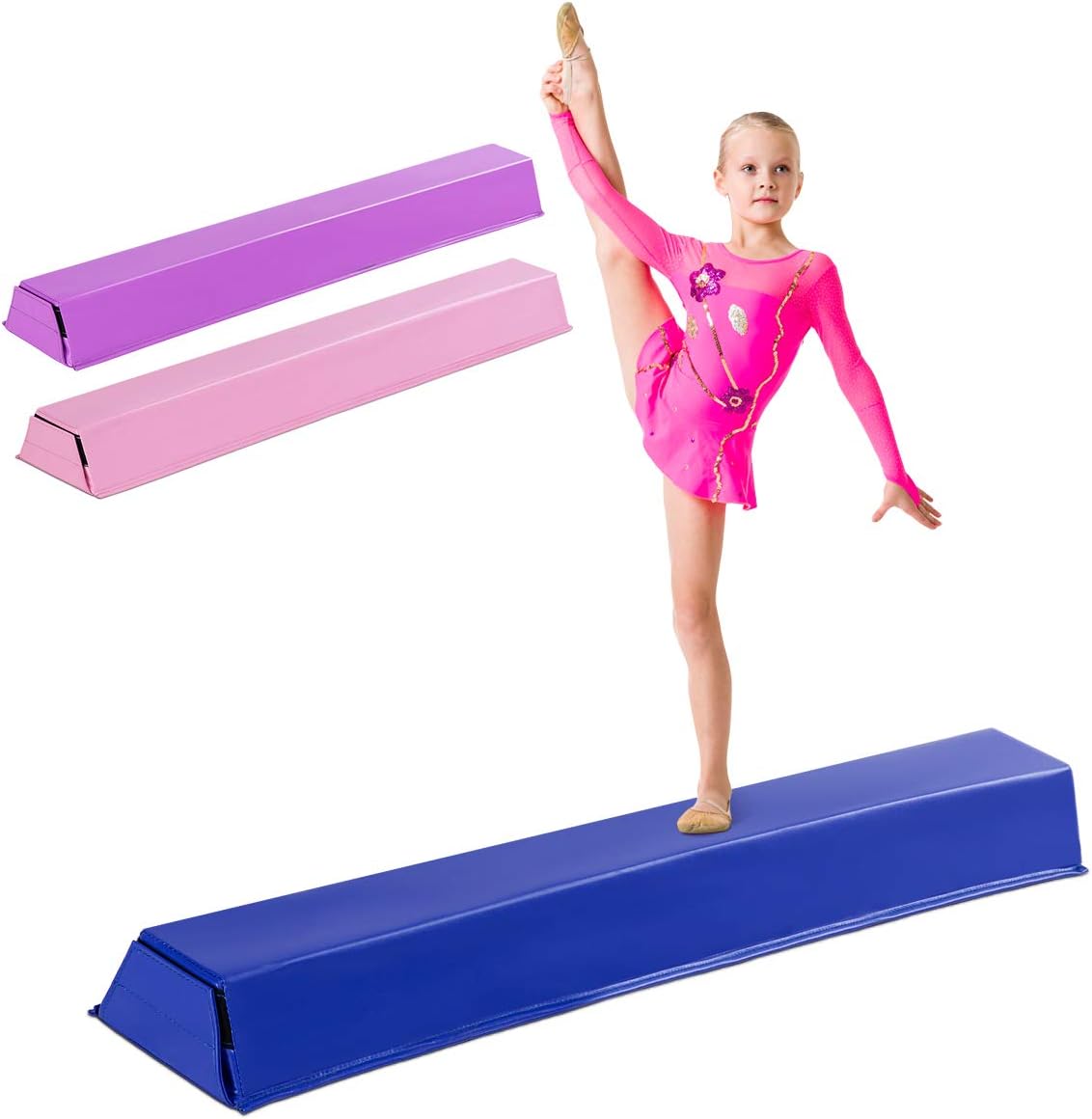 ginnastica con trave di equilibrio per la casa