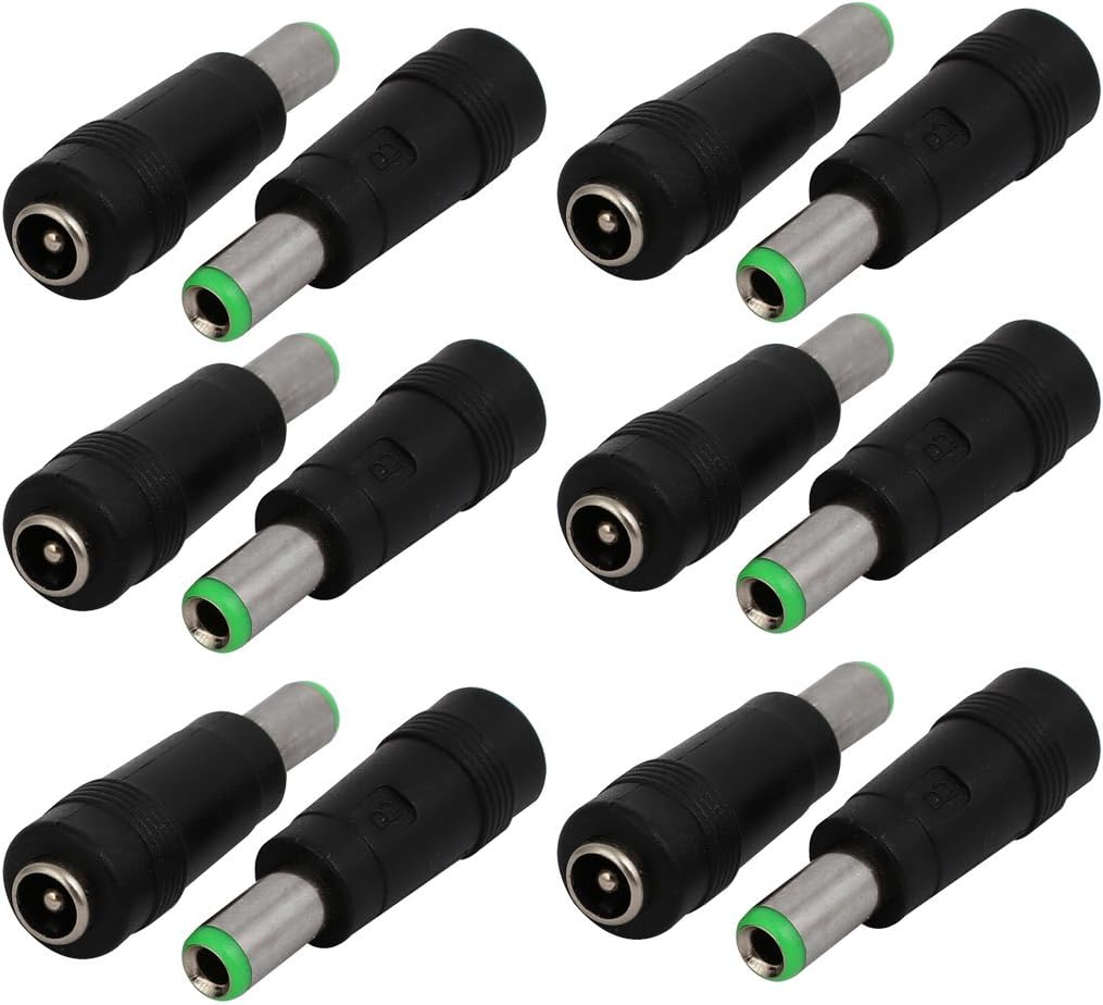 10er Set DC-Adapterstecker 5.5×2.1mm – Universal-Ladeanschluss Für Laptops