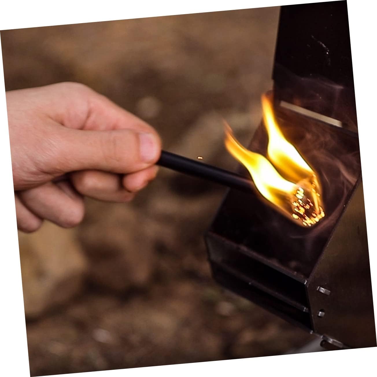 DOITOOL 24sets Portable Fire Starting Cord of Survival Ropes for Camping Hiking and Outdoor Activities Versatile Wick for Quick Ignition and