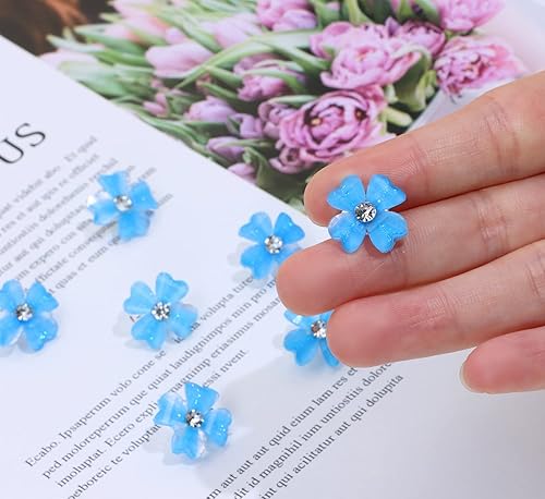 Miniatura 4 de Pinzas pequeñas para el pelo con diseño de flores, diseño de ángel Penta, 12 unidades, bonitas, pequeñas, decorativas, para novia, boda, accesorio