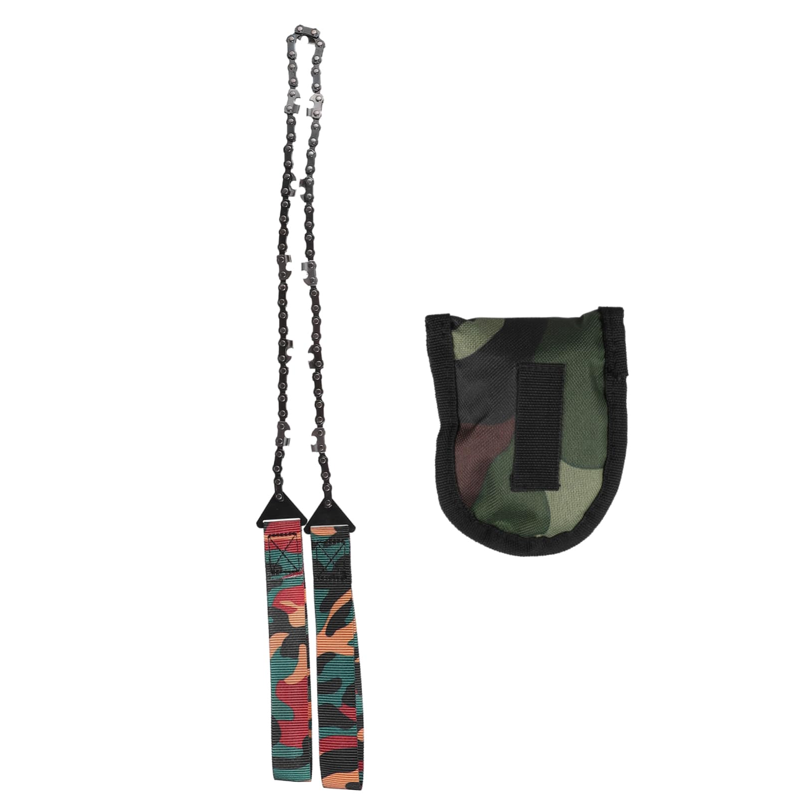 TOYANDONA 2 Pièces Scie à Chaîne Manuelle Pliante Corde Tressée pour Camping et Randonnée Outil de Jardinage et Pratique