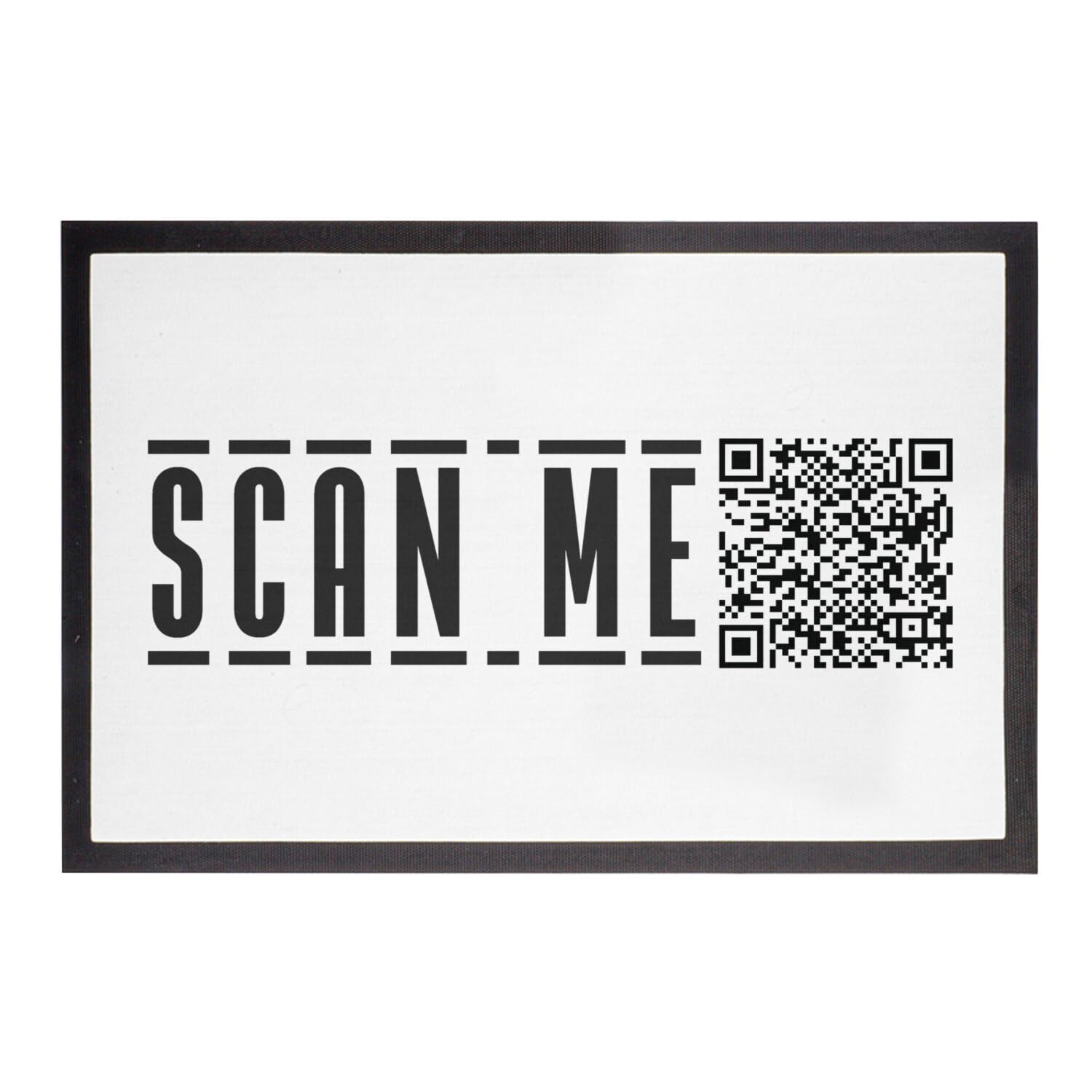Paillasson Scan Me QR Code idée cadeau originale crémaillère 60x40