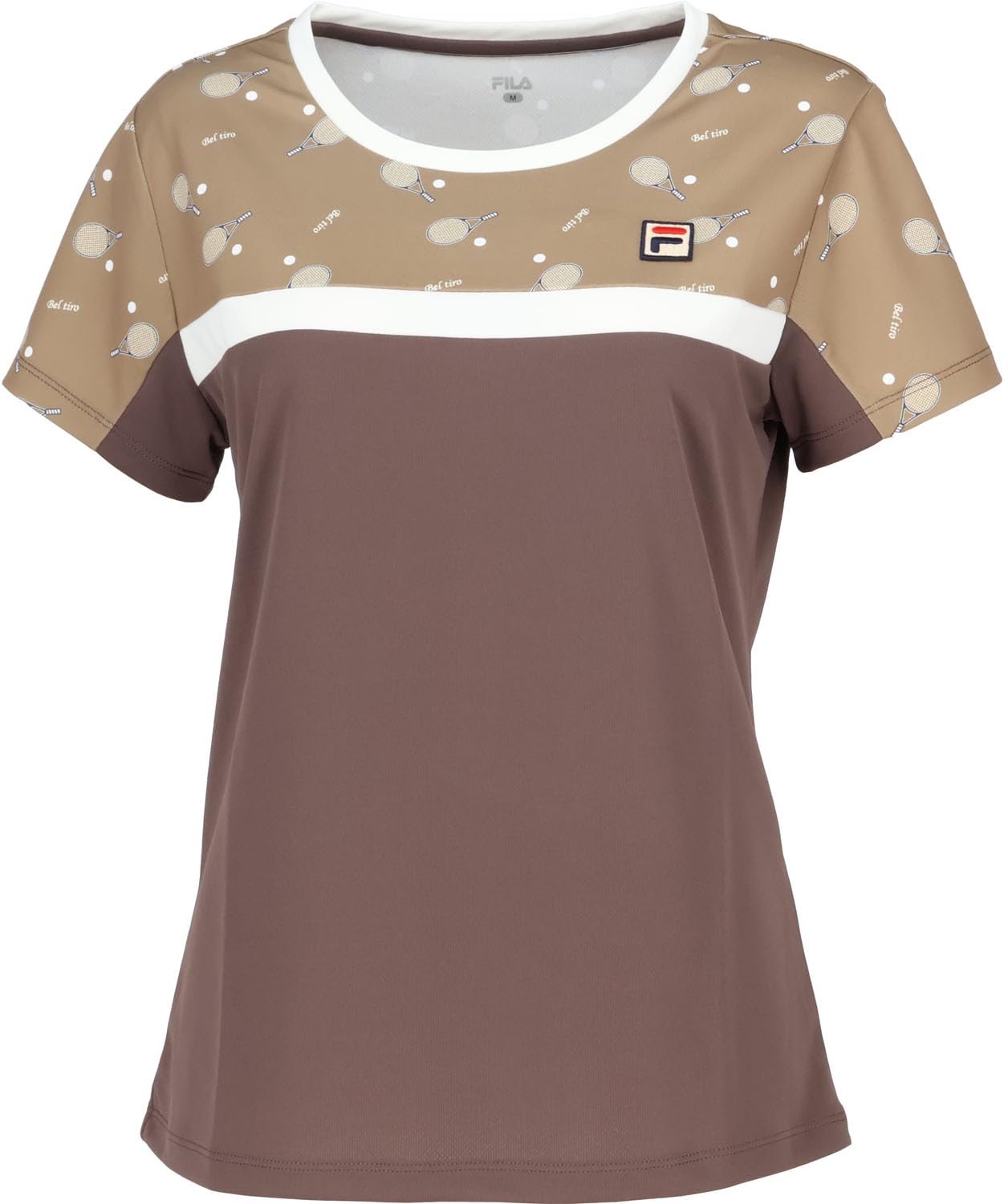 FILA VL2949 여성용 테니스 반팔 셔츠 게임 셔츠 흡수성 속건성 UV