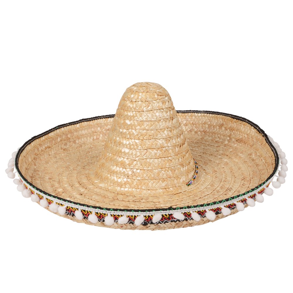 Mexican Sombrero Deluxe Hat Adult Fancy 