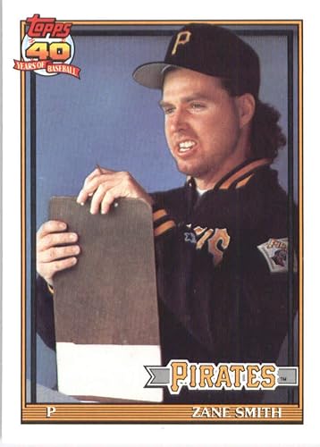 1991 O-Pee-Chee #441 Zane Smith Pittsburgh Pirates Baseball Card
