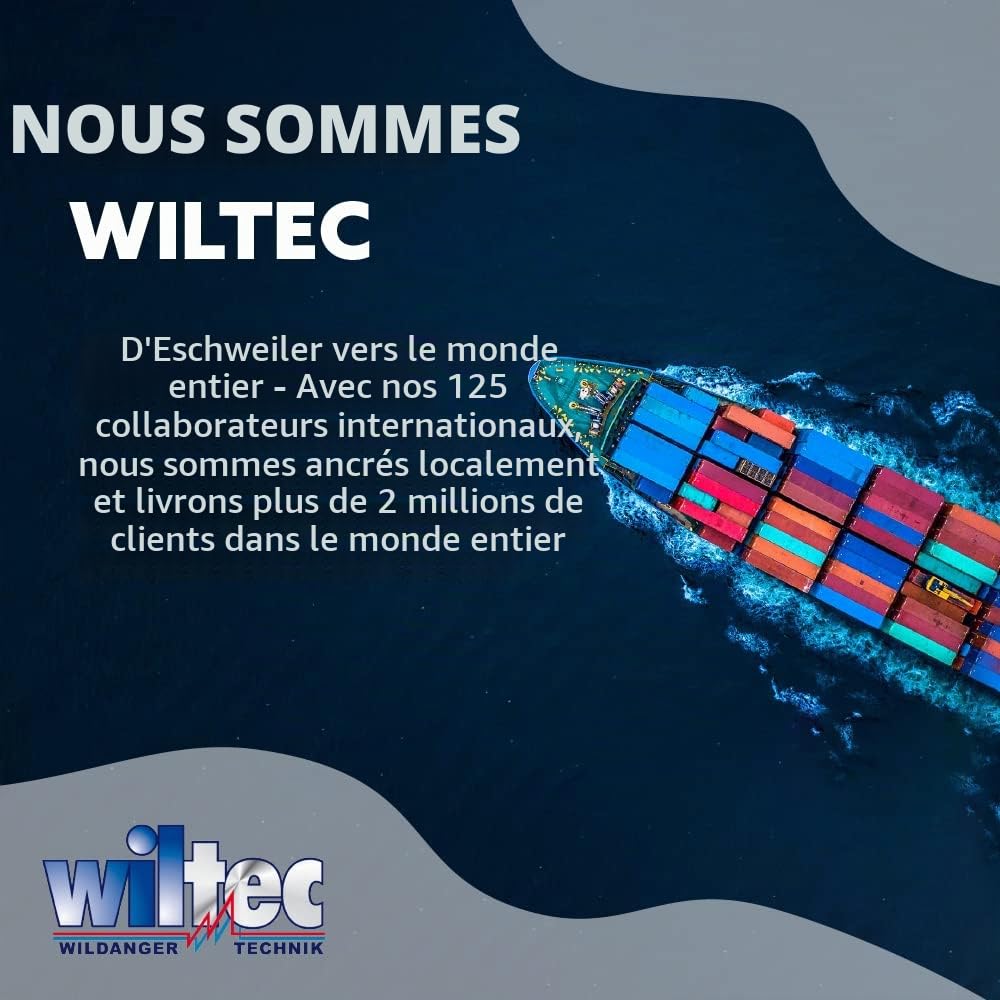 Wiltec Lot de 2X Rampe de Chargement Pliable 1820 x 305 mm – capacité de Charge Max. 400 kg – Profil à Barres – en Aluminium – Rampe d'accès Utilitaire Moto ATV Quad remorque
